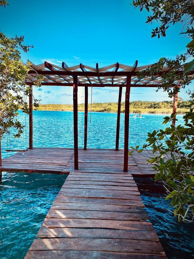 Hotel Y Beach Club Casa Mia Xulha -Bacalar Xul-Ha Eksteriør bilde